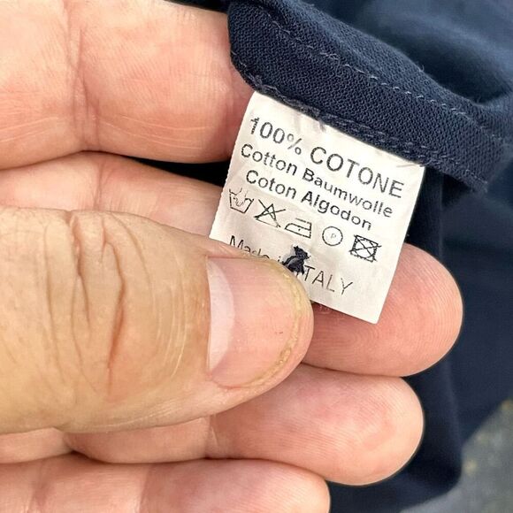 Dalmine 1952 lightweight Navy Polo. Large. - Picture 7 of 8